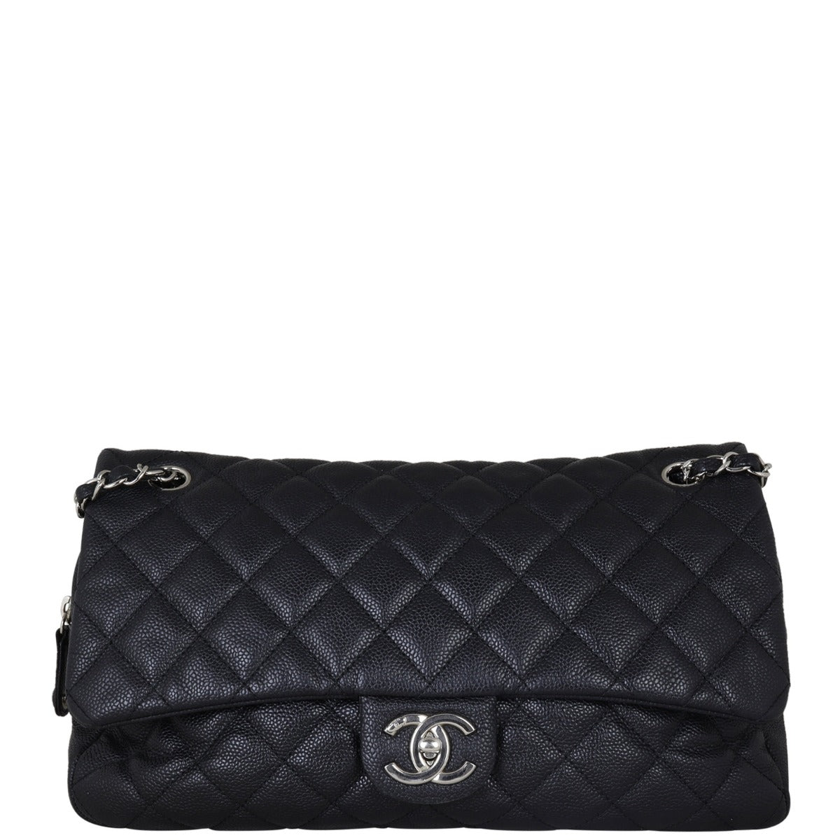 Chanel Easy Flap Bag Jumbo Front