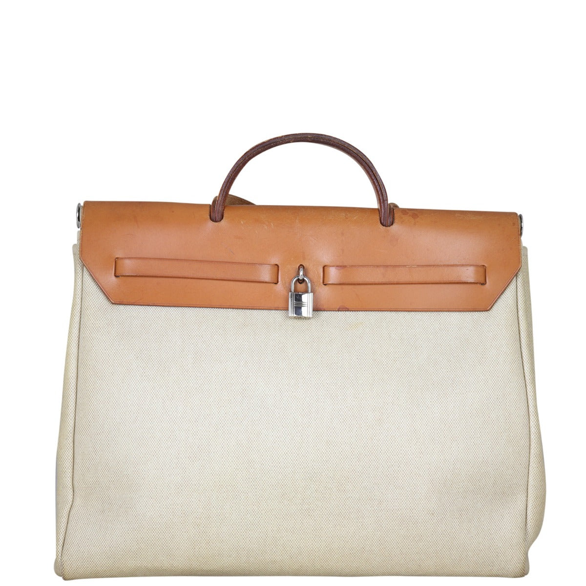 Hermes Herbag 39 Toile Back