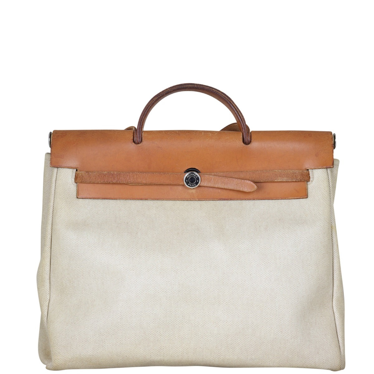 Hermes Herbag 39 Toile Front