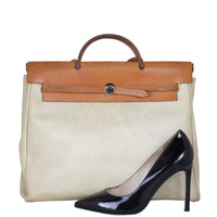 Hermes Herbag 39 Toile Shoe