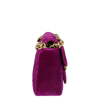Gucci GG Marmont Small Velvet Shoulder Bag Side