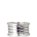 Bvlgari B.Zero1 18k White Gold Four Band Ring 