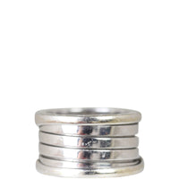 Bvlgari B.Zero1 18k White Gold Four Band Ring 