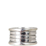 Bvlgari B.Zero1 18k White Gold Four Band Ring 