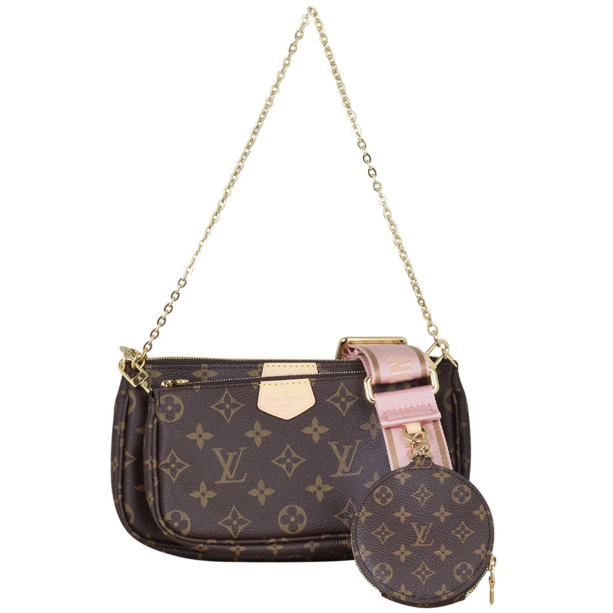 Louis Vuitton Multi Pochette Accessoires Monogram Front