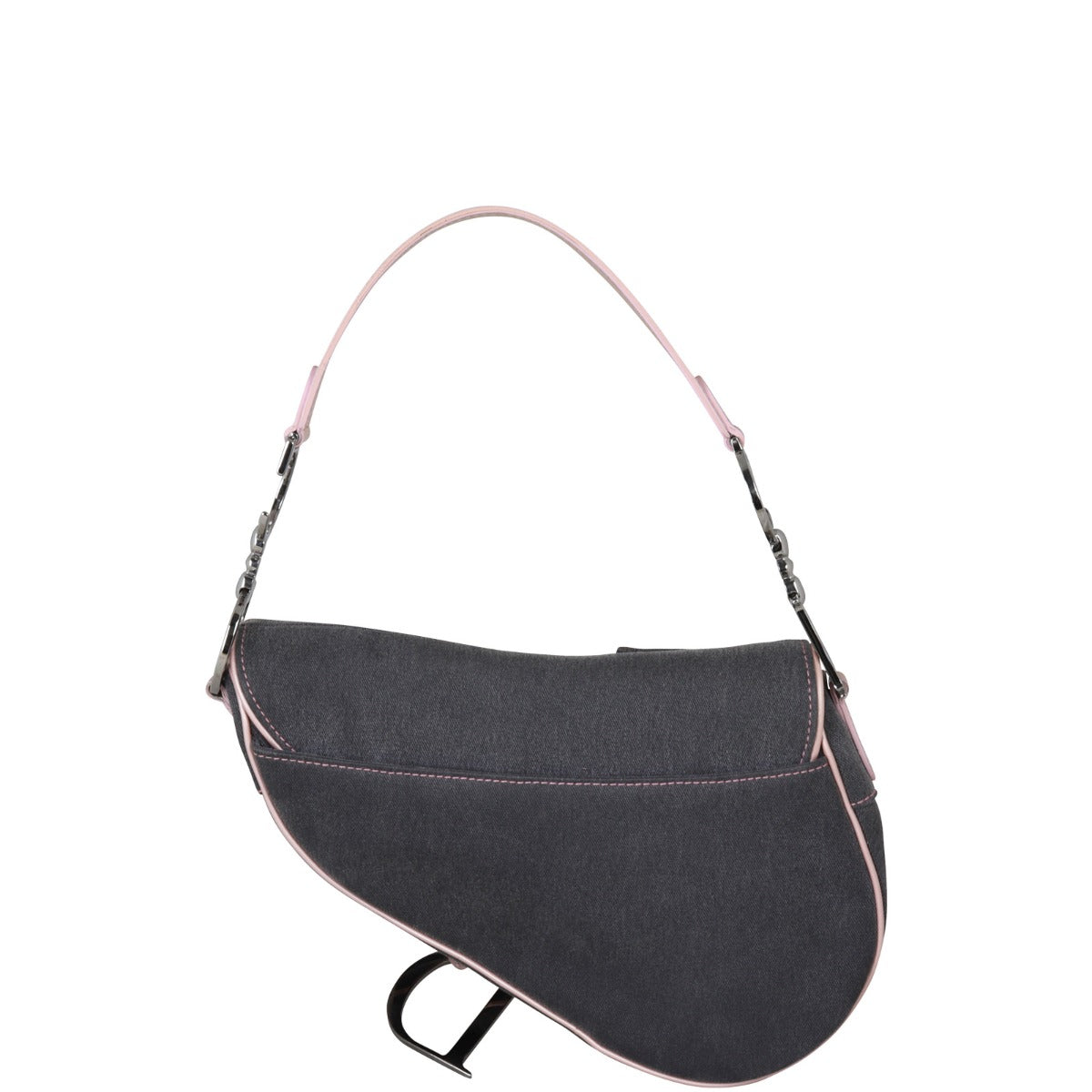 Dior Vintage Saddle Bag Denim Back