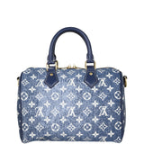 Louis Vuitton Speedy 25 Bandouliere Monogram Denim Back