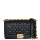 Chanel Boy Old Medium Front With Strap