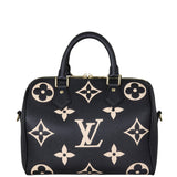 Louis Vuitton Speedy 25 Bandouliere Monogram Empreinte Giant Bicolour Back