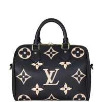 Louis Vuitton Speedy 25 Bandouliere Monogram Empreinte Giant Bicolour Back