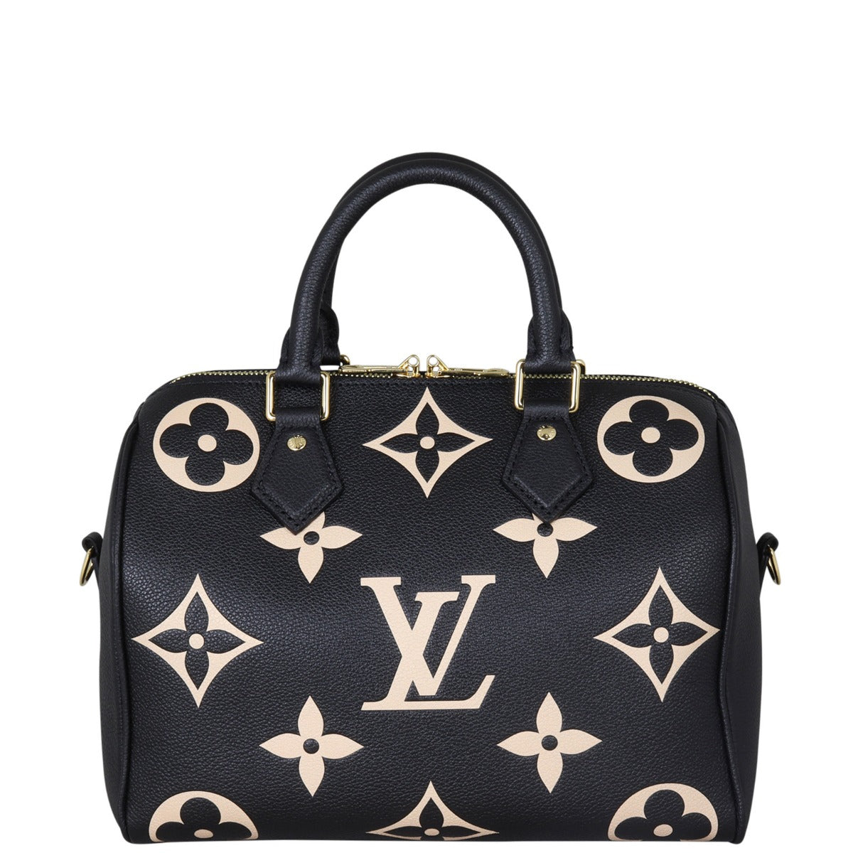 Louis Vuitton Speedy 25 Bandouliere Monogram Empreinte Giant Bicolour Back