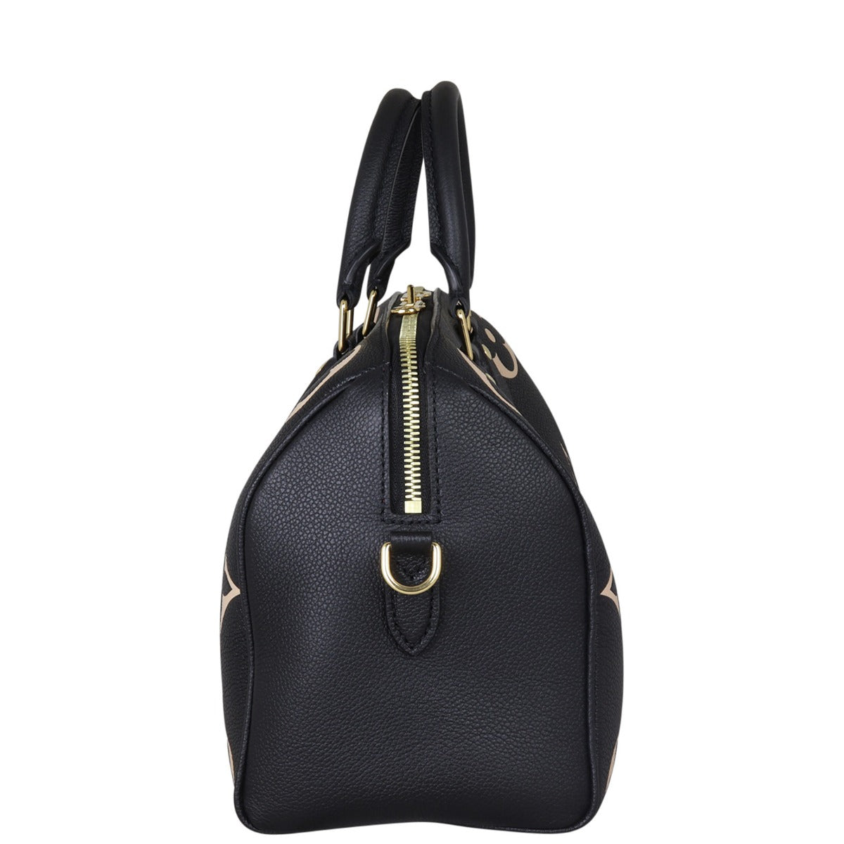 Louis Vuitton Speedy 25 Bandouliere Monogram Empreinte Giant Bicolour Side