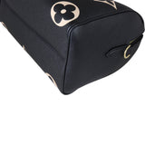 Louis Vuitton Speedy 25 Bandouliere Monogram Empreinte Giant Bicolour Close Corner