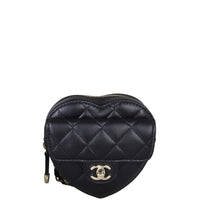 Chanel Love Heart Belt Bag Front