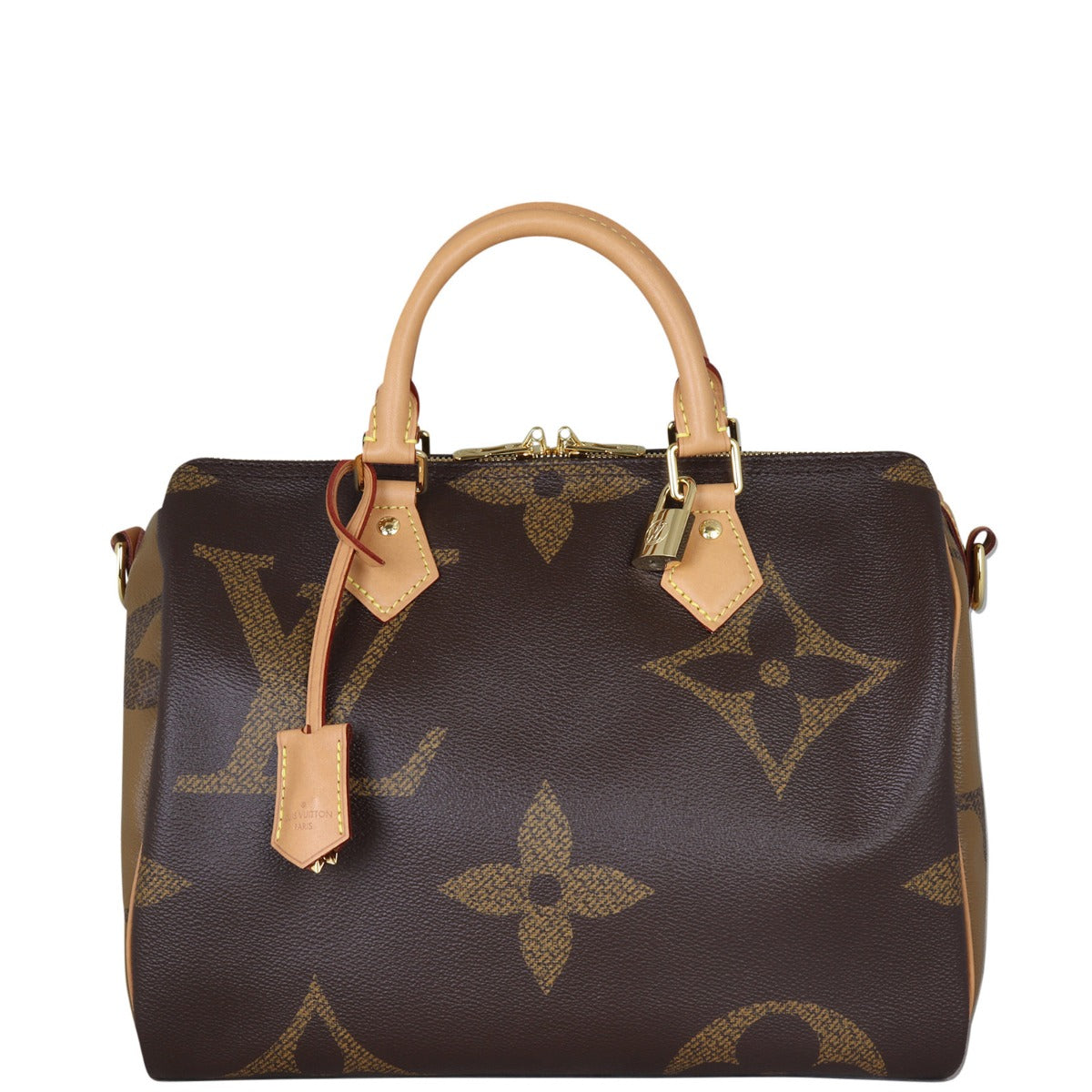 Louis Vuitton Speedy 30 ハンドバッグ Louis Vuitton Speedy 30 Bandouliere Monogram Reverse Giant – Luxe