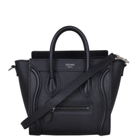 Celine Nano Luggage Tote Front with strap