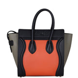 Celine Mini Luggage Tote (tri-colour) Back