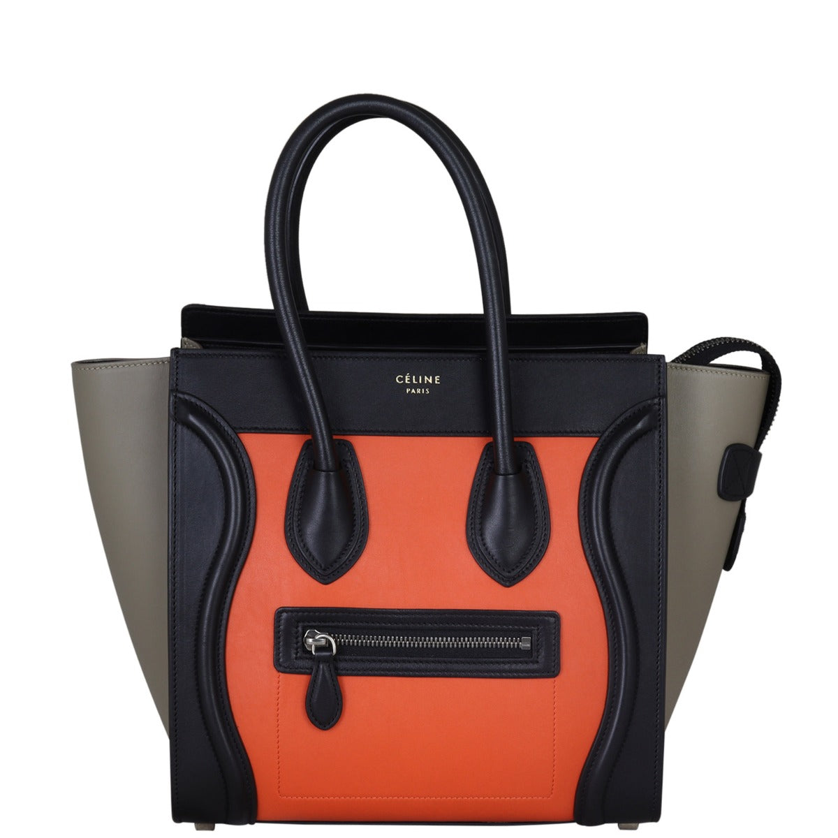 Celine Mini Luggage Tote (tri-colour) Front