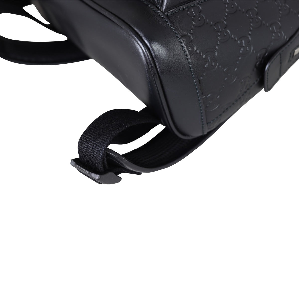 Gucci Guccissima Leather Day Backpack Corner Close Up