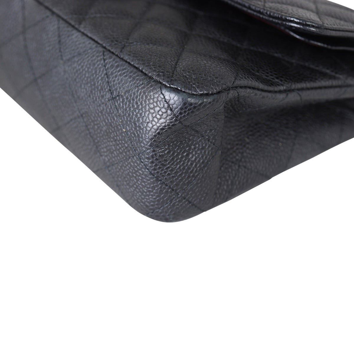 Chanel Classic Double Flap Medium Corner Close Up