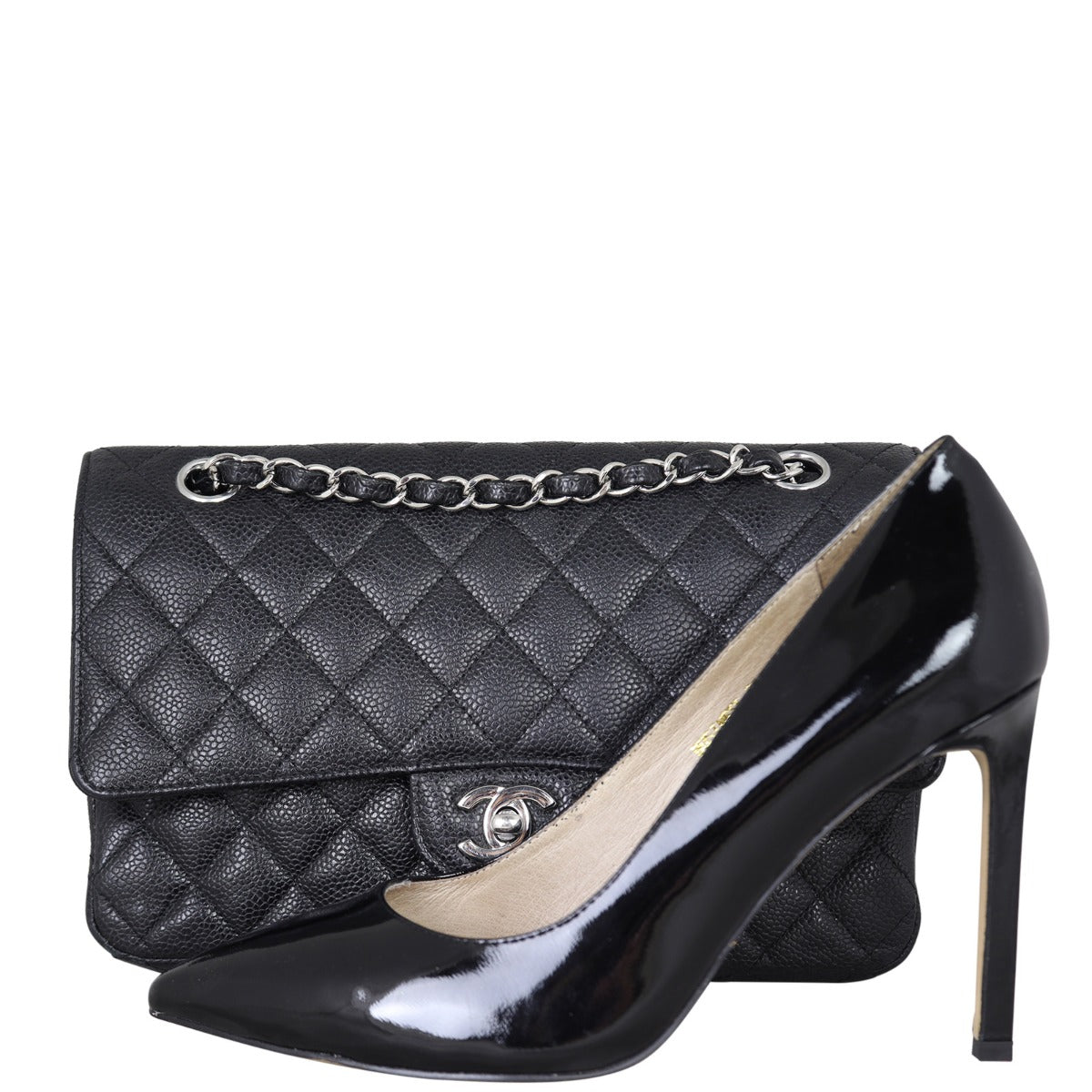 Chanel Classic Double Flap Medium Shoe