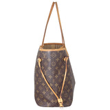 Louis Vuitton Neverfull MM Monogram Side