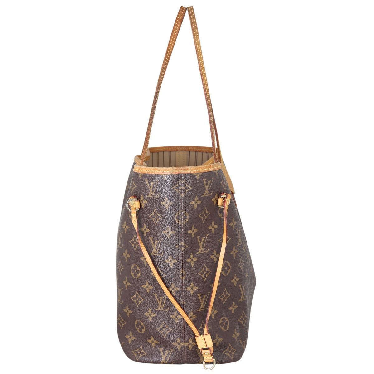 Louis Vuitton Neverfull MM Monogram Side