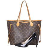 Louis Vuitton Neverfull MM Monogram Shoe