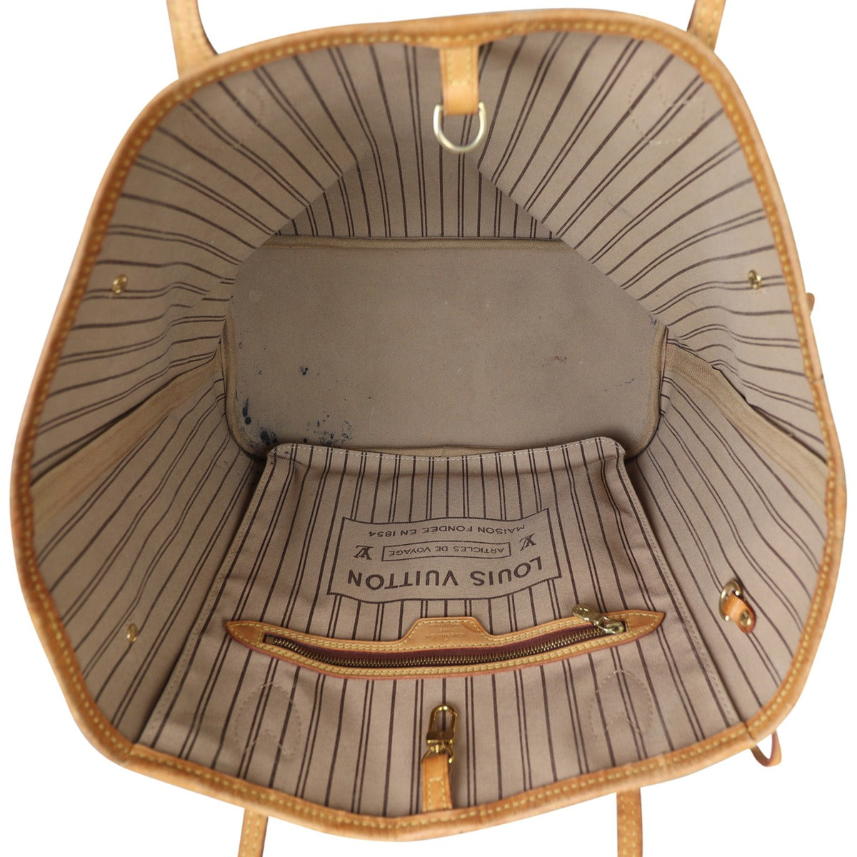 Louis Vuitton Neverfull MM Monogram Whole Interior