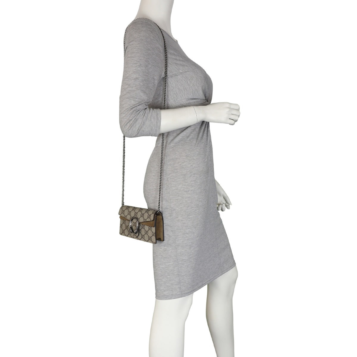 Gucci Dionysus GG Supreme Super Mini Bag Mannequin