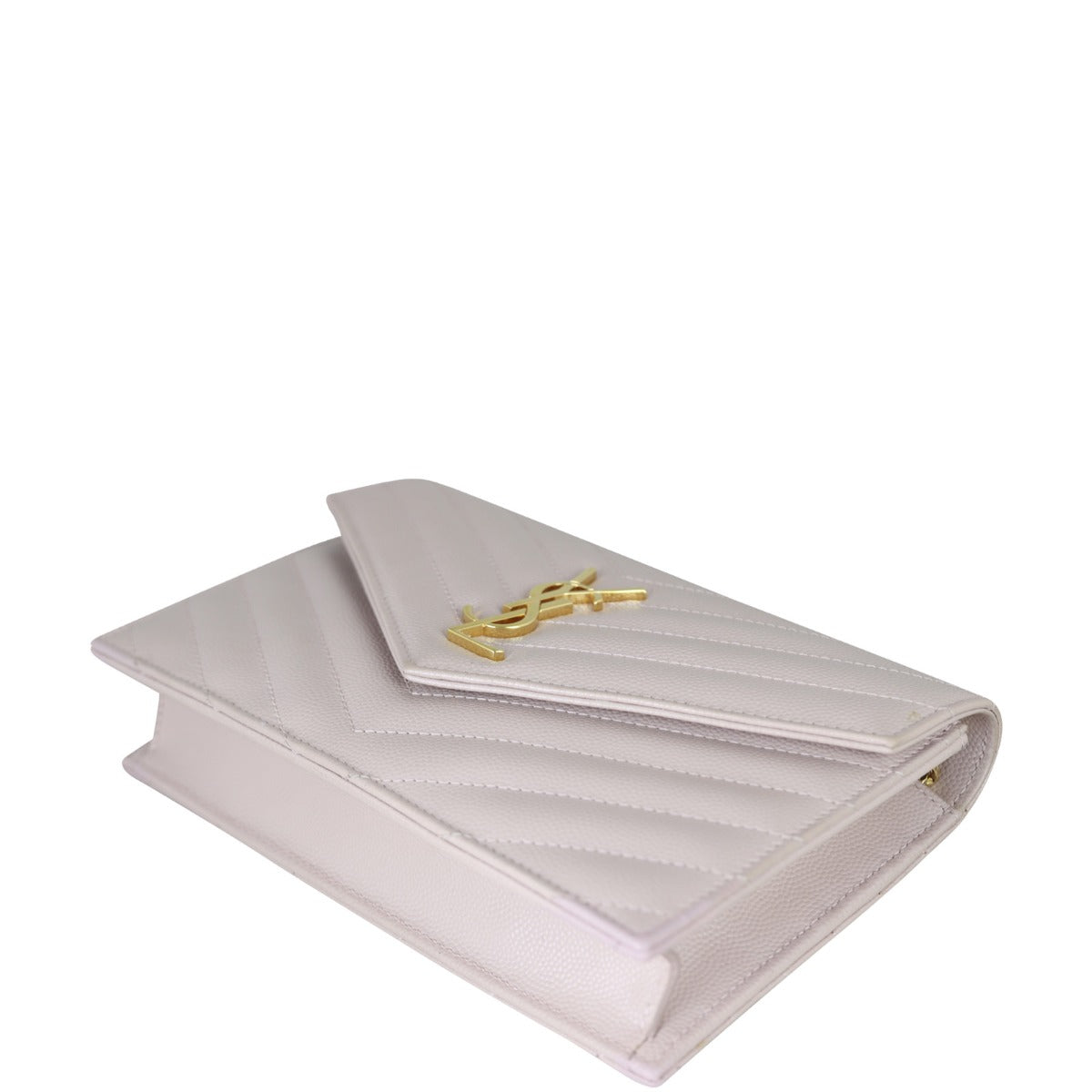 Saint Laurent Cassandre Envelope Chain Wallet Corner Distance