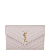 Saint Laurent Cassandre Envelope Chain Wallet Front