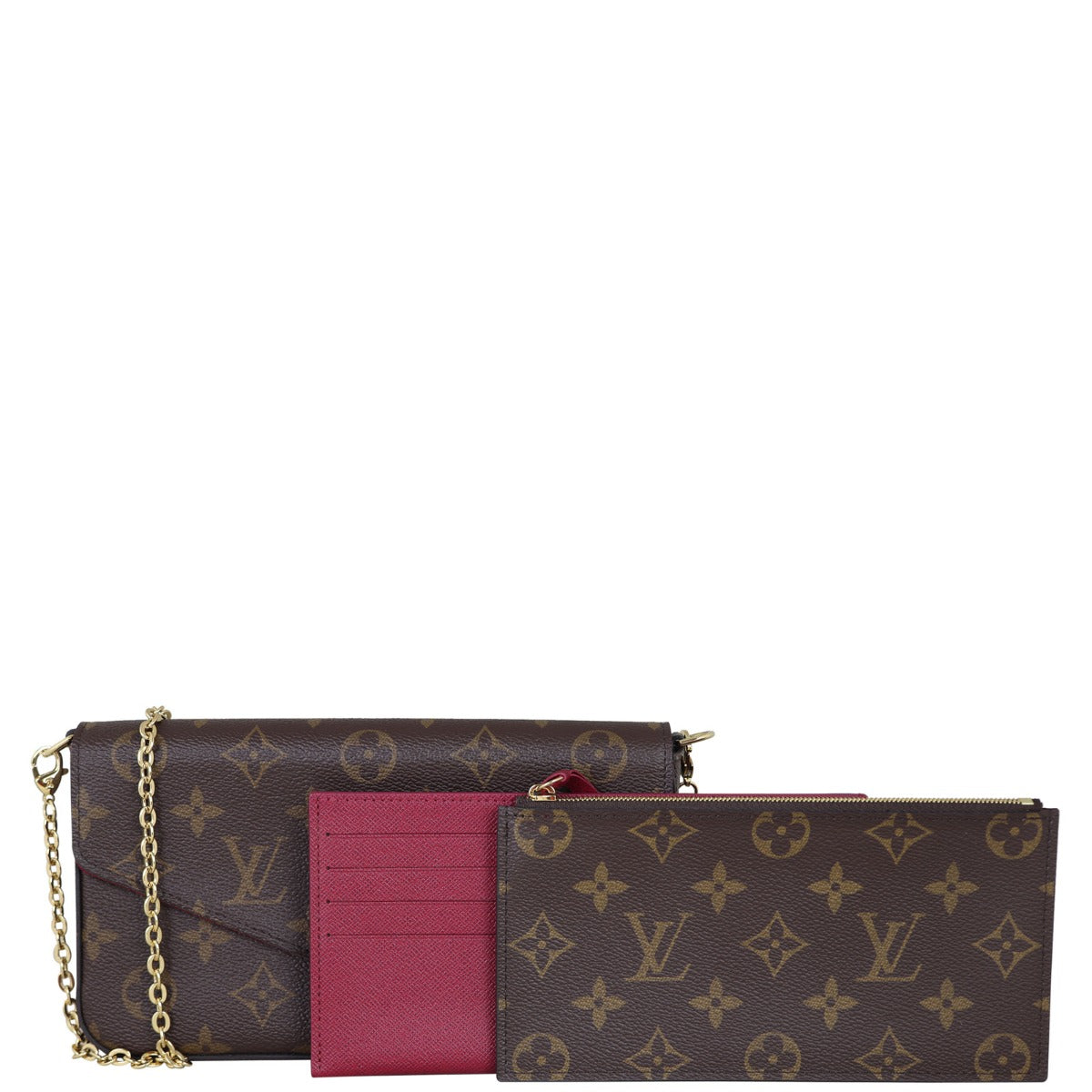 Louis Vuitton Pochette Felicie Monogram Front With Pouch