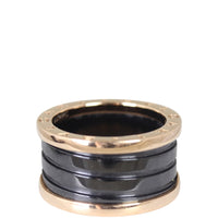 Bvlgari B.Zero1 18k Rose Gold Four Band Ring