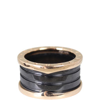 Bvlgari B.Zero1 18k Rose Gold Four Band Ring