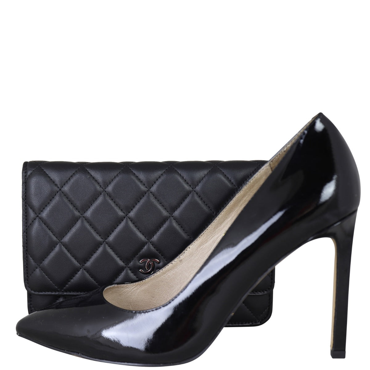 Chanel Classic Wallet on Chain Shoe