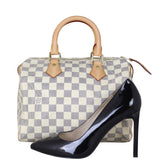 Louis Vuitton Speedy 25 Damier Azur Shoe