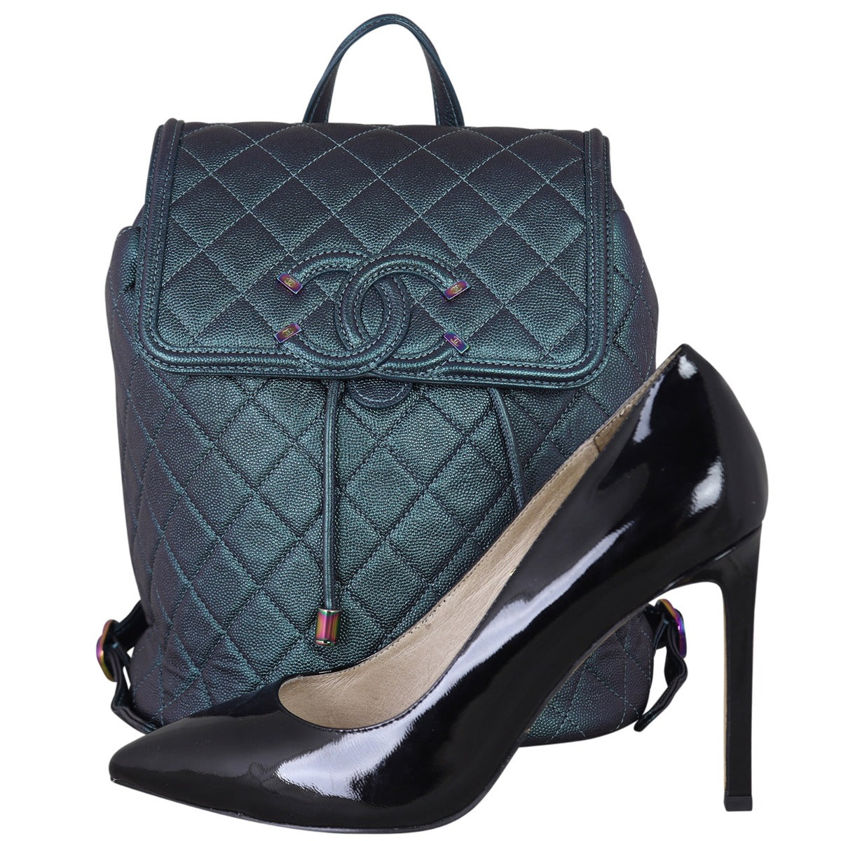 Chanel Filigree Backpack Shoe