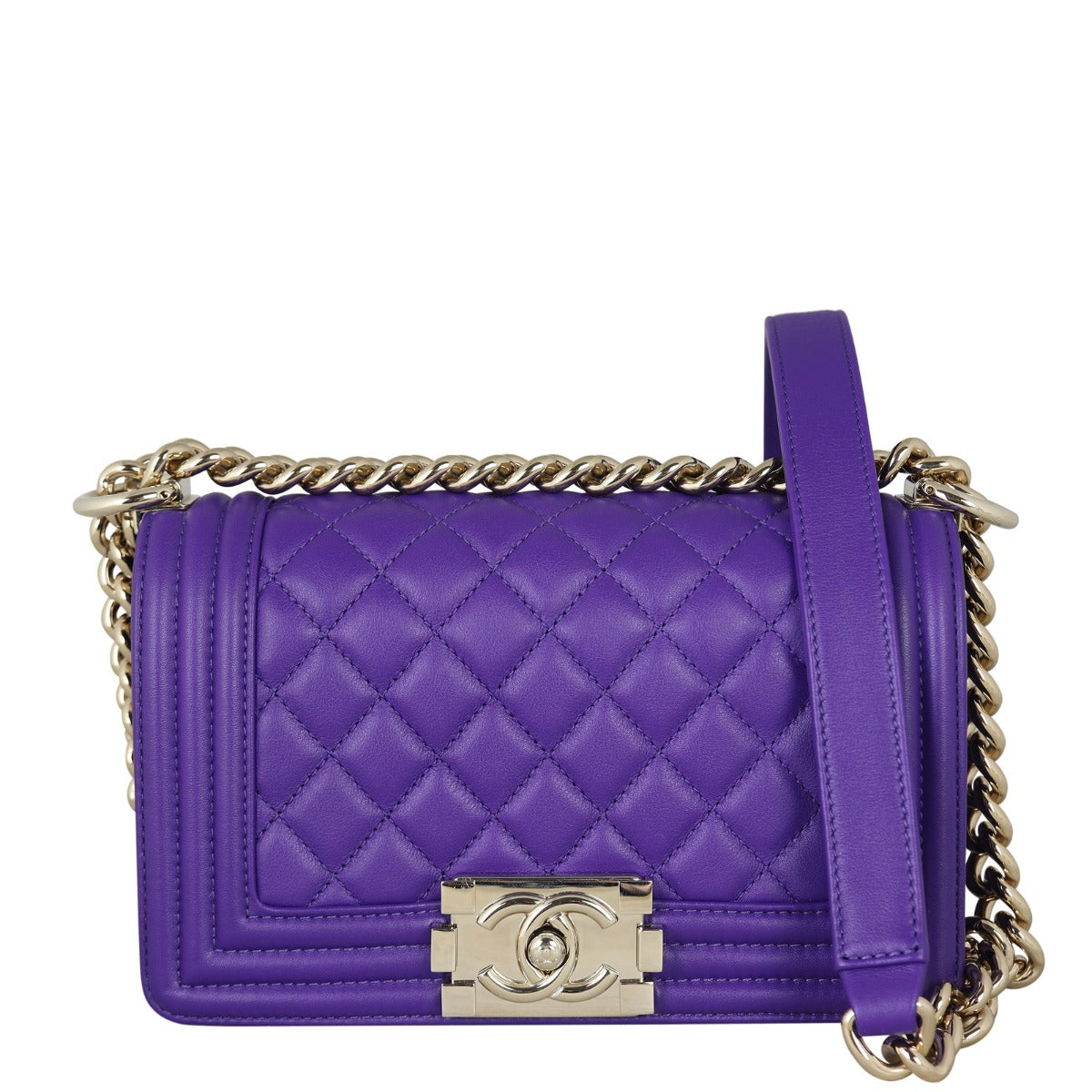 Chanel Boy Small Front With Strap