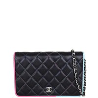 Chanel Multi Stitch Wallet on Chain Front With Chain
