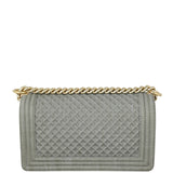 Chanel Boy Old Medium Denim Back