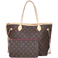 Louis Vuitton Neverfull MM Monogram Front With Pouch