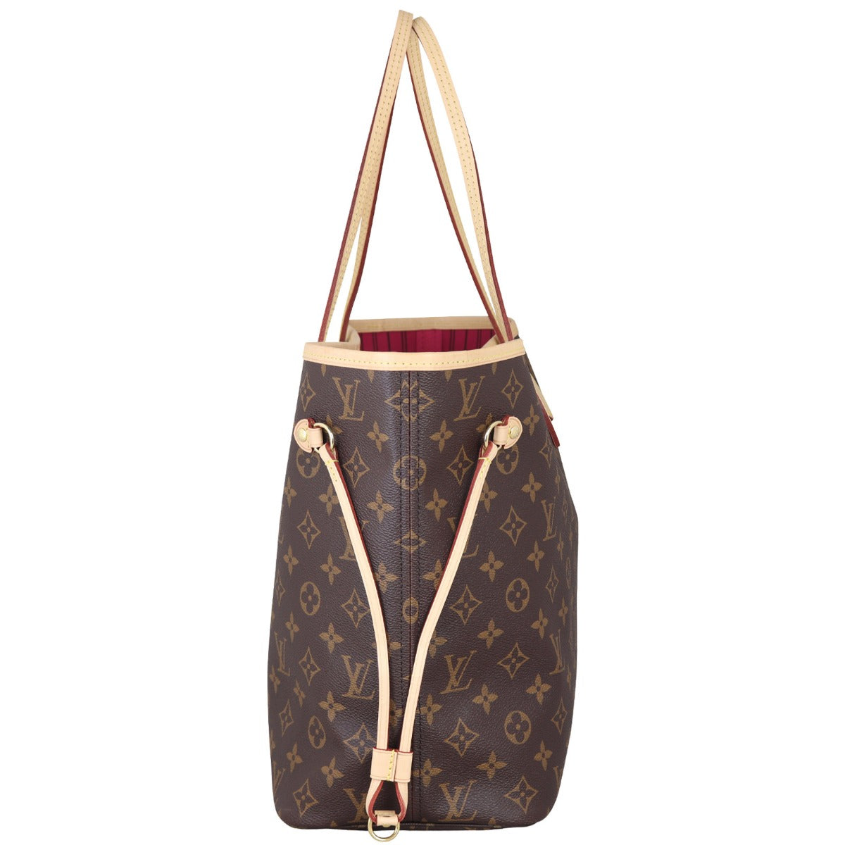 Louis Vuitton Neverfull MM Monogram Side