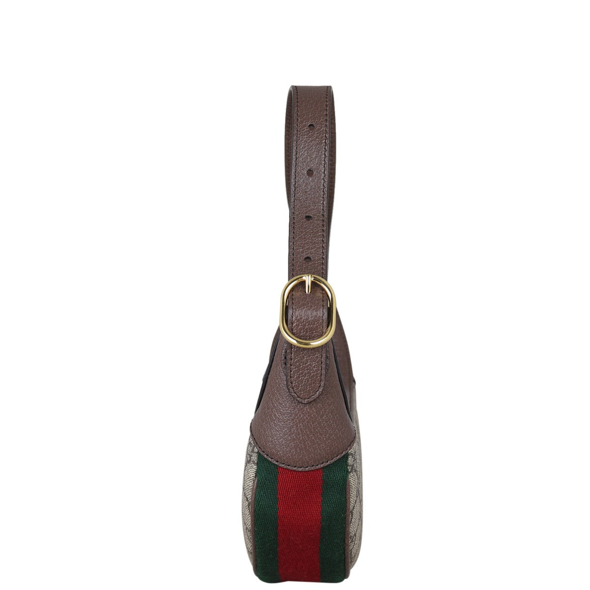 Gucci Ophidia GG Supreme Mini Crescent Shoulder Bag Side