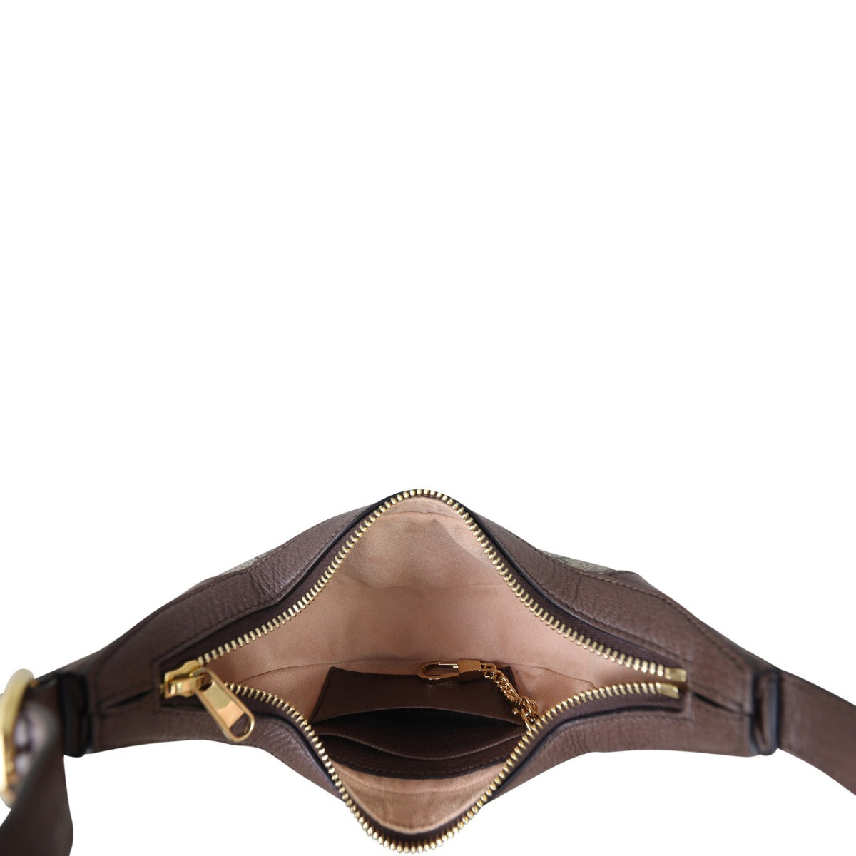 Gucci Ophidia GG Supreme Mini Crescent Shoulder Bag Whole Interior