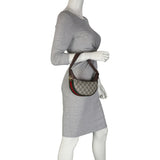 Gucci Ophidia GG Supreme Mini Crescent Shoulder Bag Mannequin