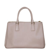 Prada Saffiano Lux Galleria Double Zip Tote Medium Back