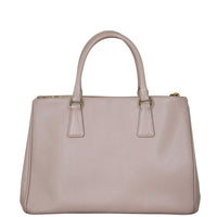 Prada Saffiano Lux Galleria Double Zip Tote Medium Back
