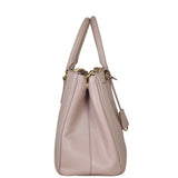 Prada Saffiano Lux Galleria Double Zip Tote Medium Side
