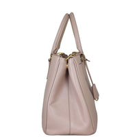 Prada Saffiano Lux Galleria Double Zip Tote Medium Side